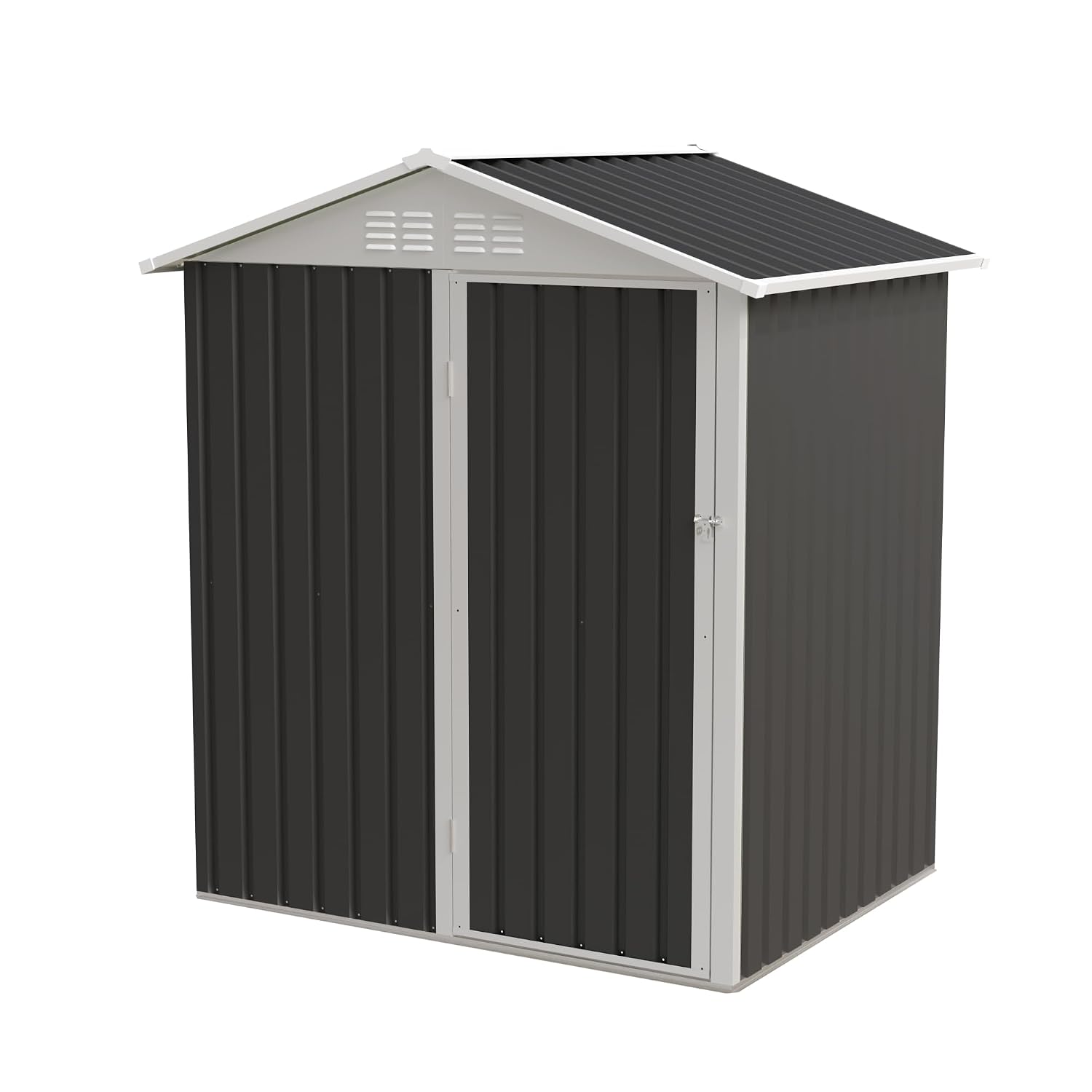 Garden Tools - Metal Outdoor Storage Shed 5.4x4.3 Hinge