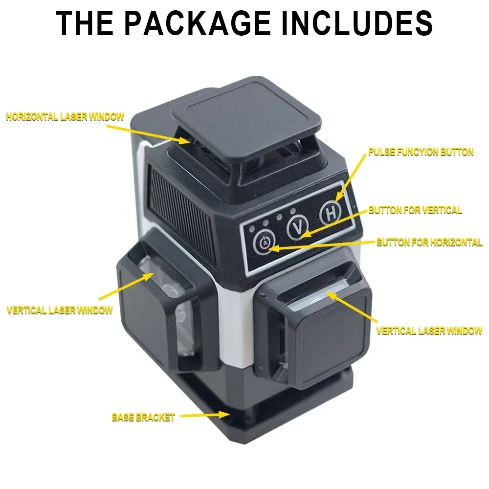 16 Lines Laser Level 4D Self L - Laser Level 16 Lines 4D Green ulasan dan harga