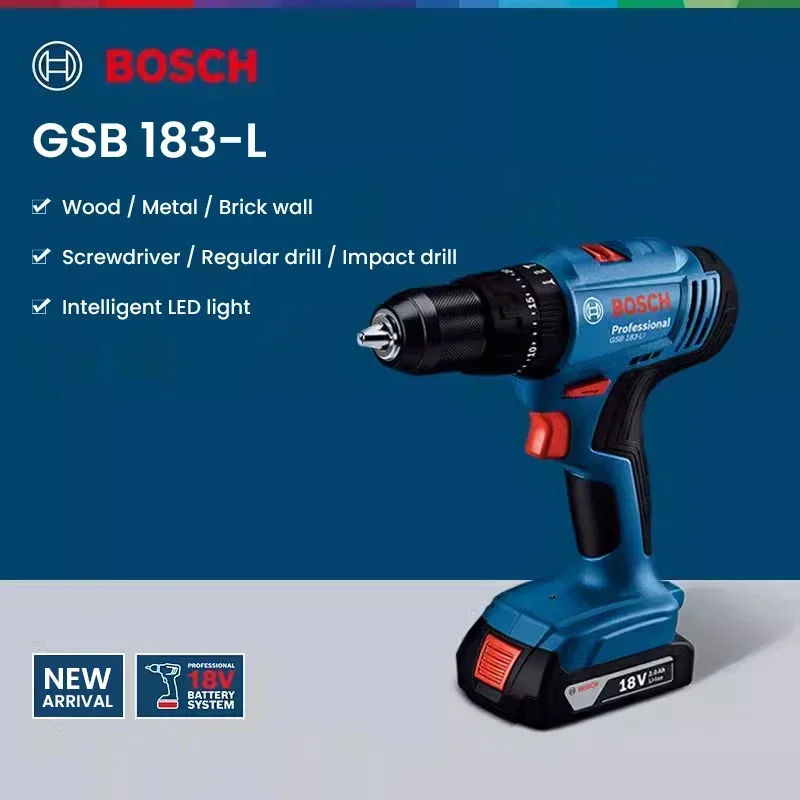 Bosch GSB183-LI 18V Cordless I - Brushless Cordless Electric Drill 18V ulasan dan harga